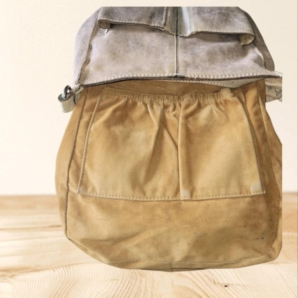 Patricia Nash Armeno Stylish Tan Leather Studded Rustic Travel Backpack